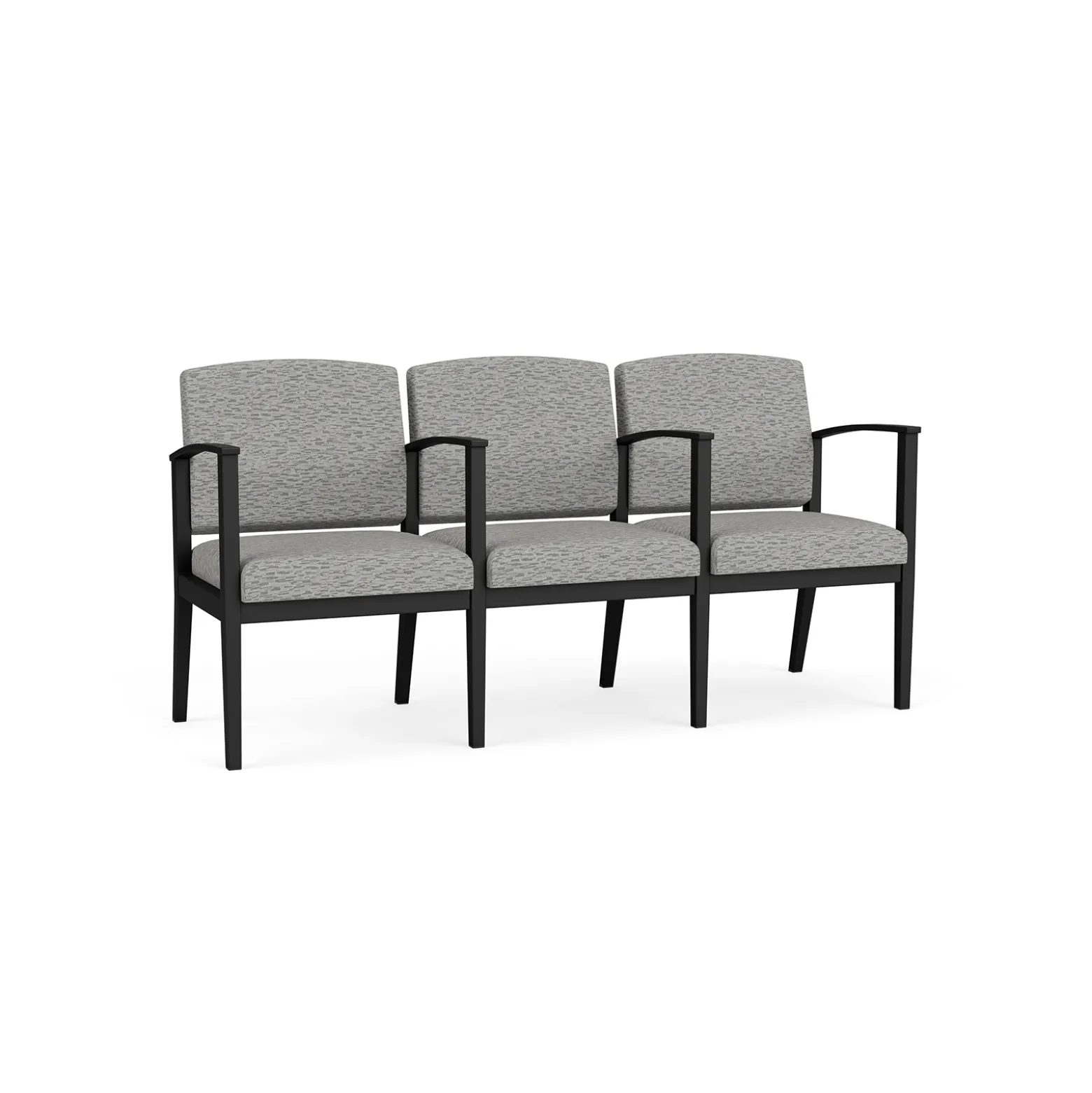 Mason Street Steel 3-Seater With Center Arms In Standard Upholstery