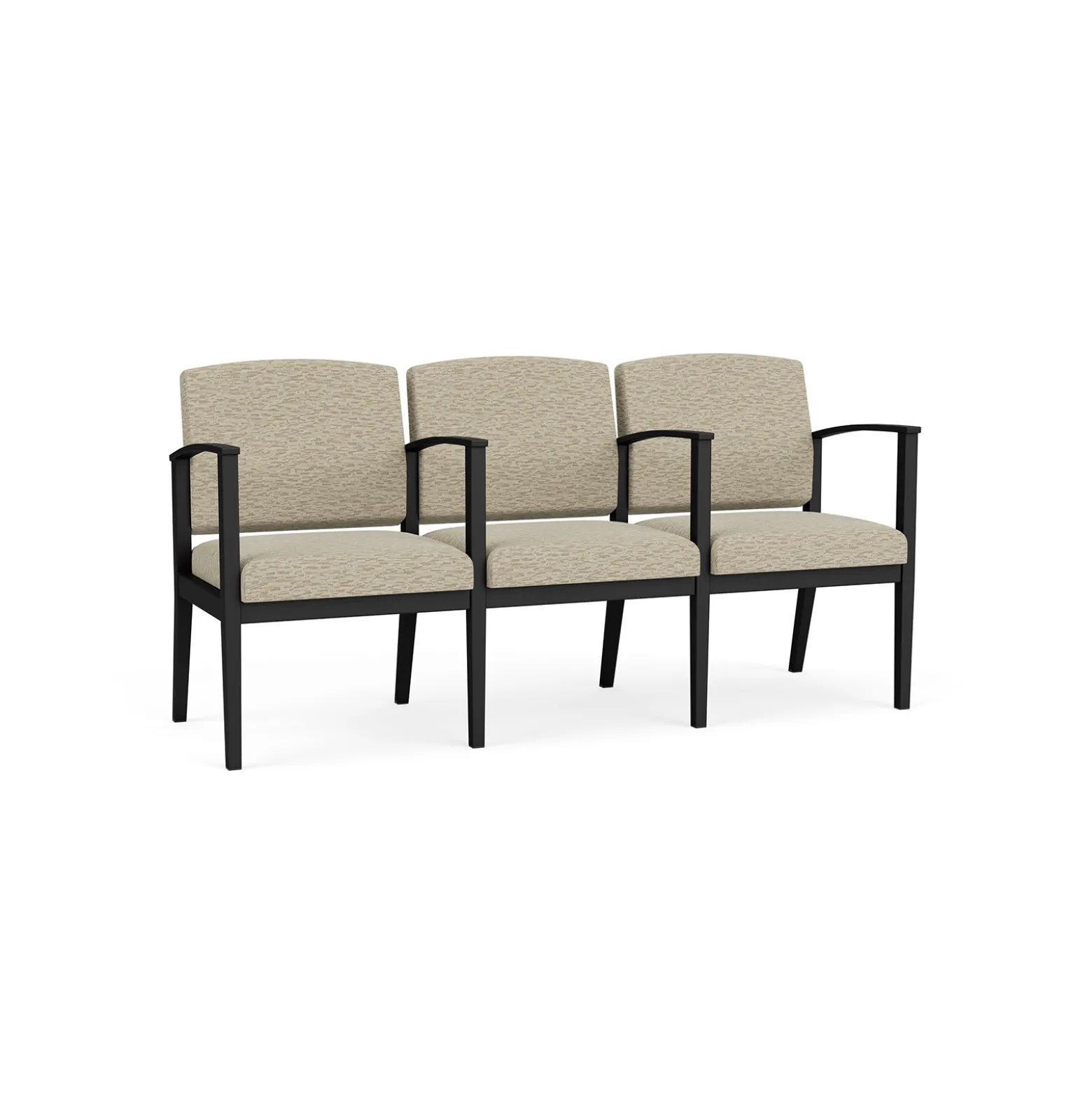 Mason Street Steel 3-Seater With Center Arms In Standard Upholstery