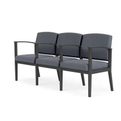 Mason Street Steel 3-Seater With Center Arms In Standard Upholstery