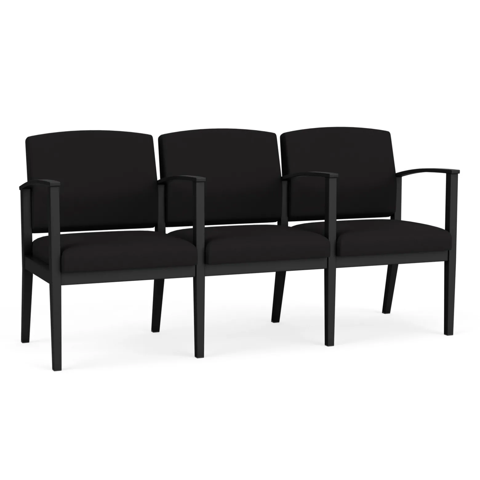 Mason Street Steel 3-Seater With Center Arms In Standard Upholstery