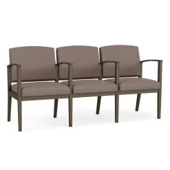 Mason Street Steel 3-Seater With Center Arms In Standard Upholstery