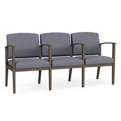 Mason Street Steel 3-Seater With Center Arms In Standard Upholstery