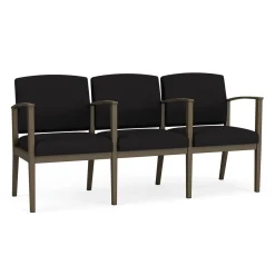 Mason Street Steel 3-Seater With Center Arms In Standard Upholstery