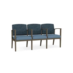 Mason Street Steel 3-Seater With Center Arms In Standard Upholstery