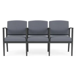 Mason Street Steel 3-Seater With Center Arms In Standard Upholstery