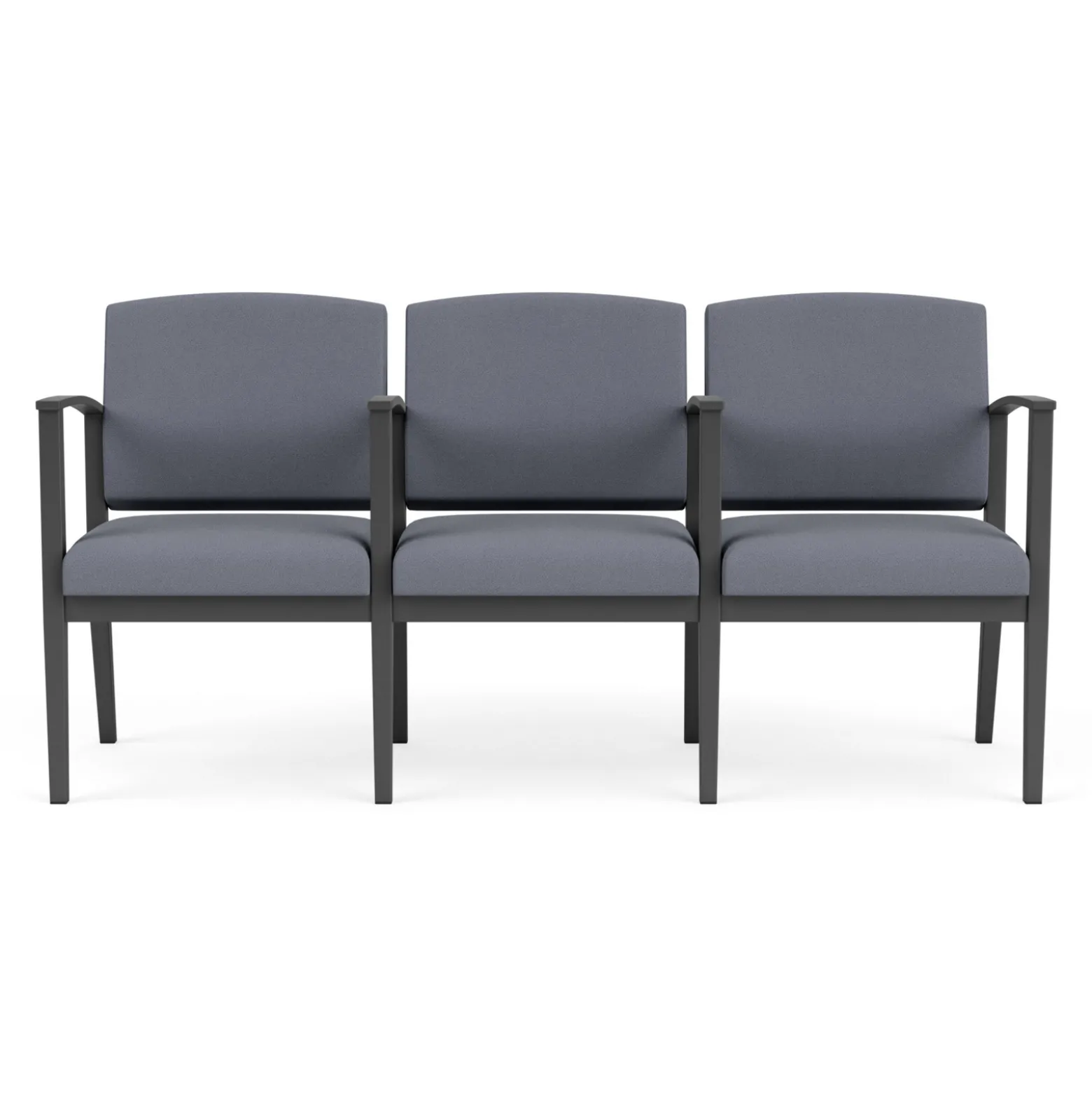 Mason Street Steel 3-Seater With Center Arms In Standard Upholstery
