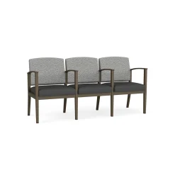 Mason Street Steel 3-Seater With Center Arms In Standard Upholstery
