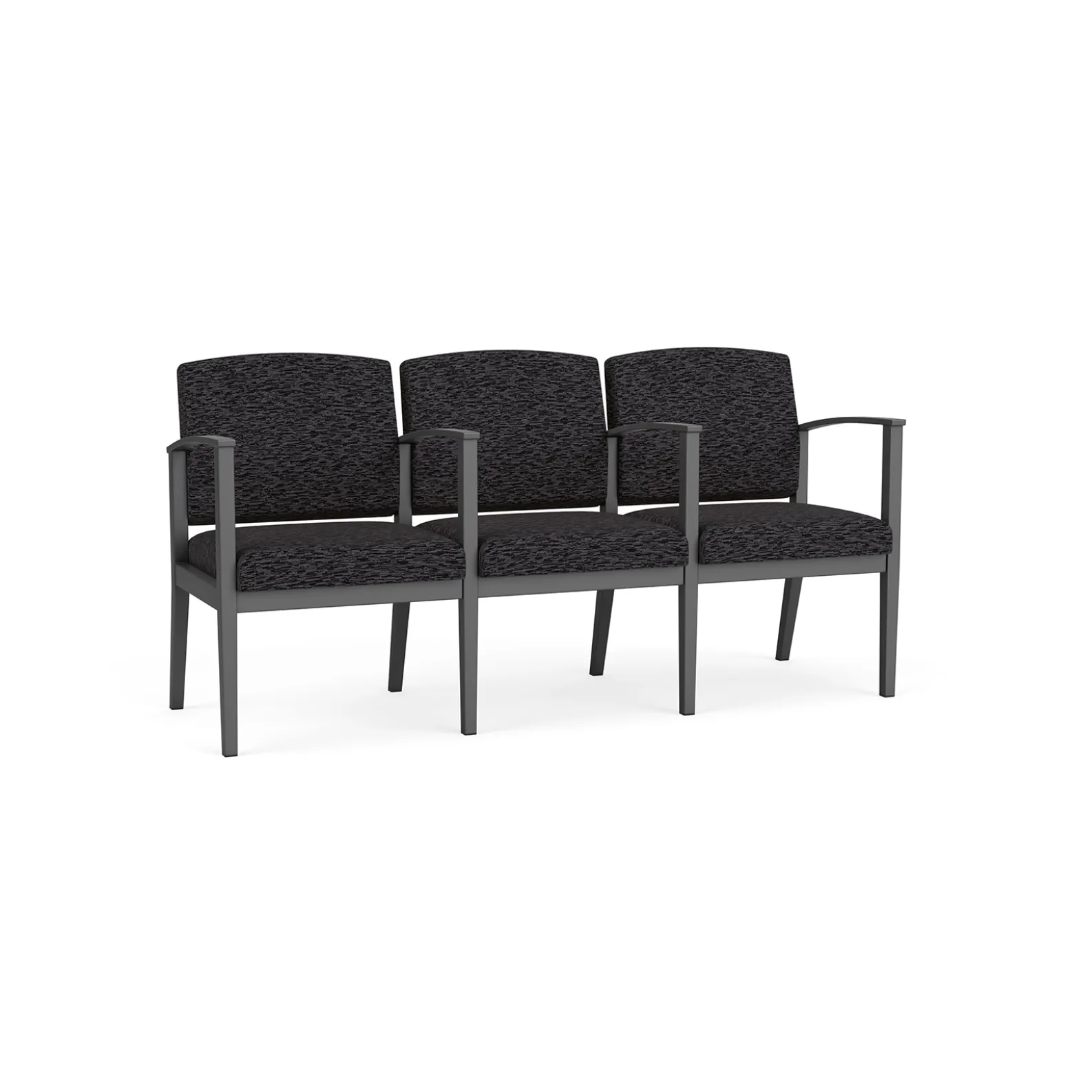 Mason Street Steel 3-Seater With Center Arms In Standard Upholstery