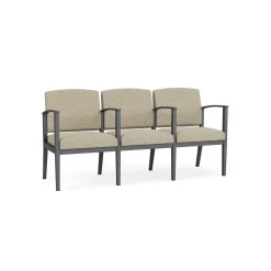 Mason Street Steel 3-Seater With Center Arms In Standard Upholstery
