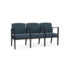 Mason Street Steel 3-Seater With Center Arms In Standard Upholstery