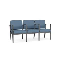 Mason Street Steel 3-Seater With Center Arms In Standard Upholstery