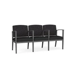 Mason Street Steel 3-Seater With Center Arms In Standard Upholstery