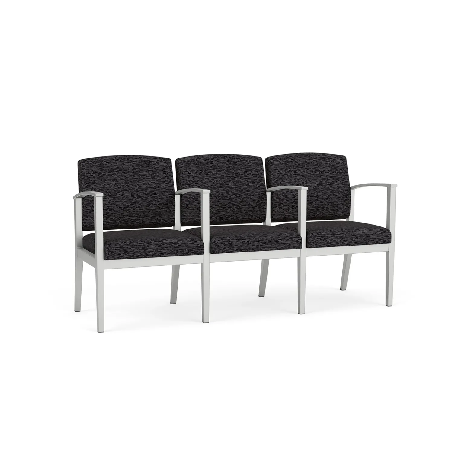 Mason Street Steel 3-Seater With Center Arms In Standard Upholstery