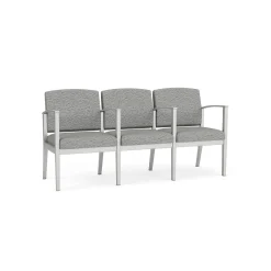 Mason Street Steel 3-Seater With Center Arms In Standard Upholstery