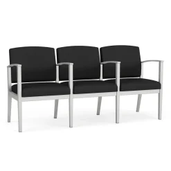 Mason Street Steel 3-Seater With Center Arms In Standard Upholstery