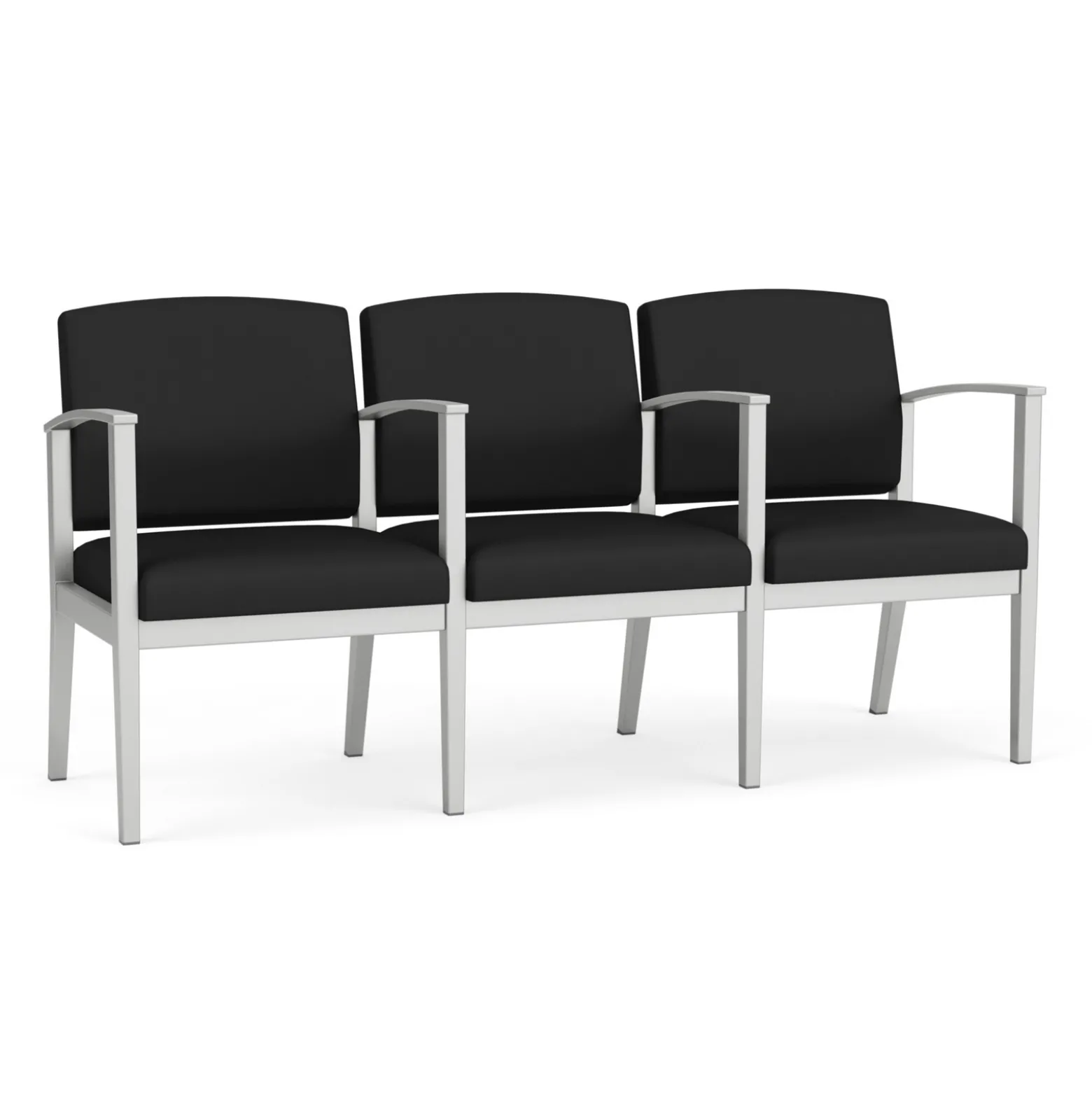 Mason Street Steel 3-Seater With Center Arms In Standard Upholstery