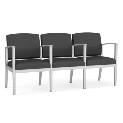 Mason Street Steel 3-Seater With Center Arms In Standard Upholstery