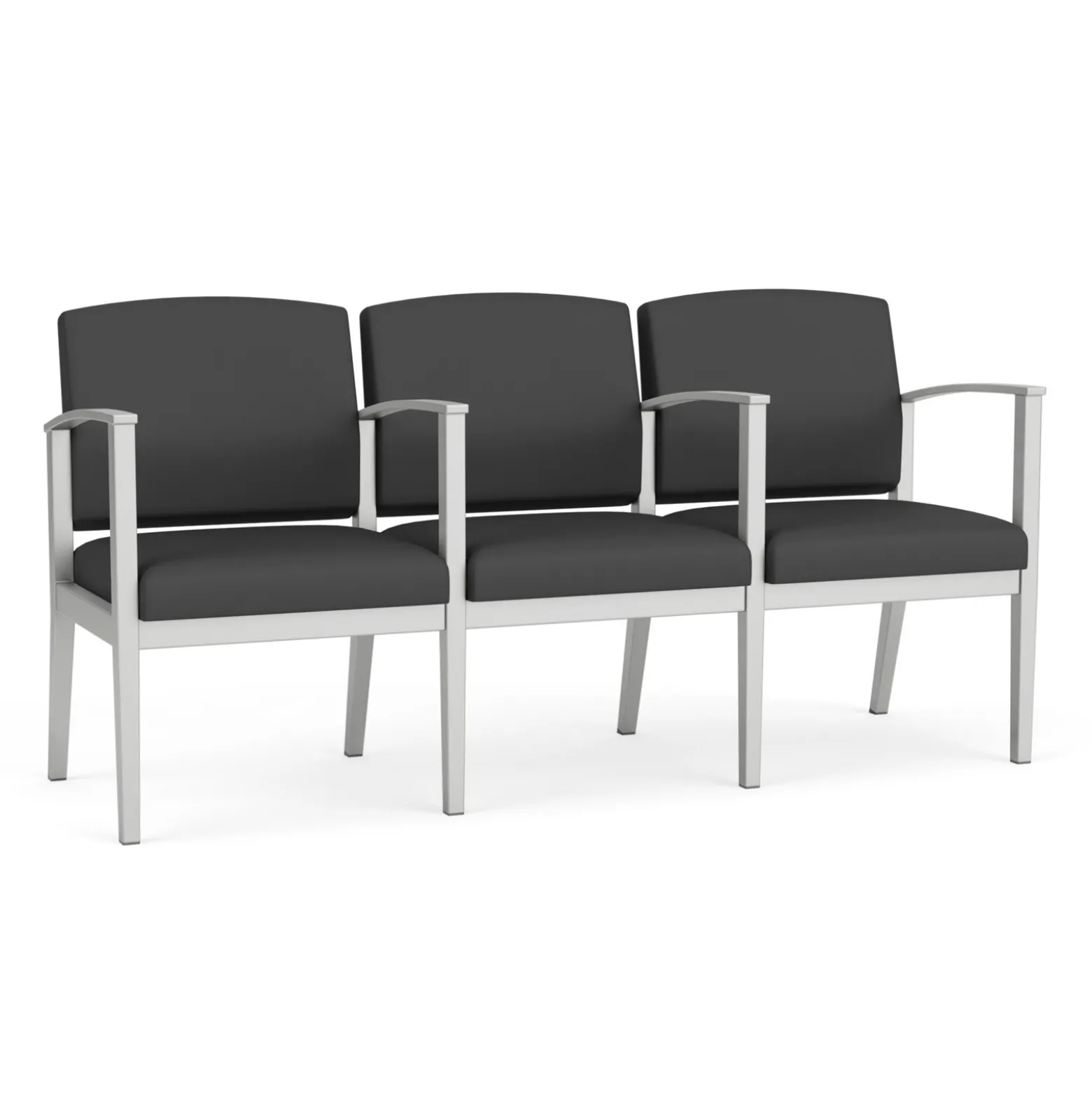 Mason Street Steel 3-Seater With Center Arms In Standard Upholstery