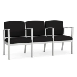Mason Street Steel 3-Seater With Center Arms In Standard Upholstery