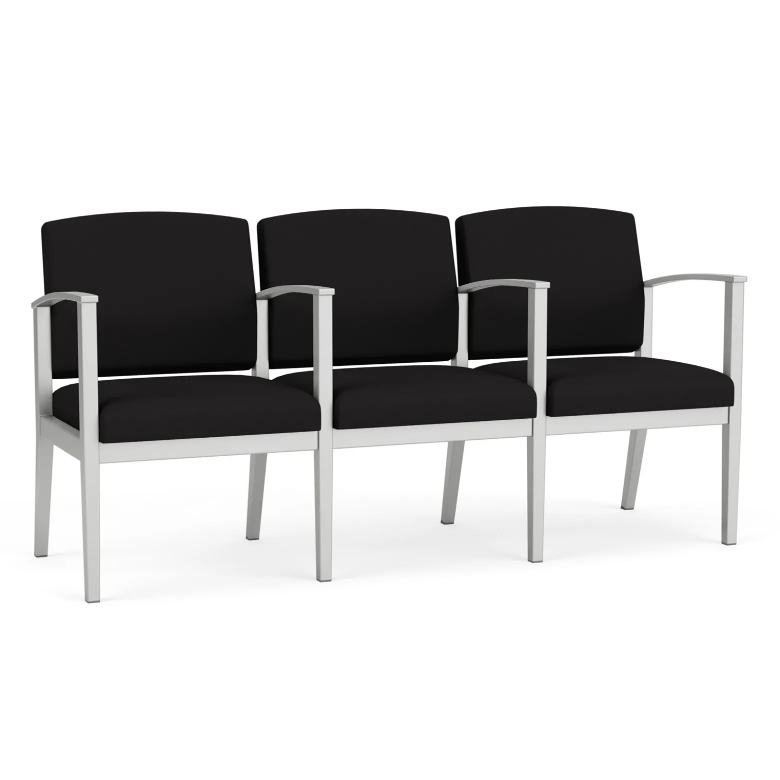 Mason Street Steel 3-Seater With Center Arms In Standard Upholstery