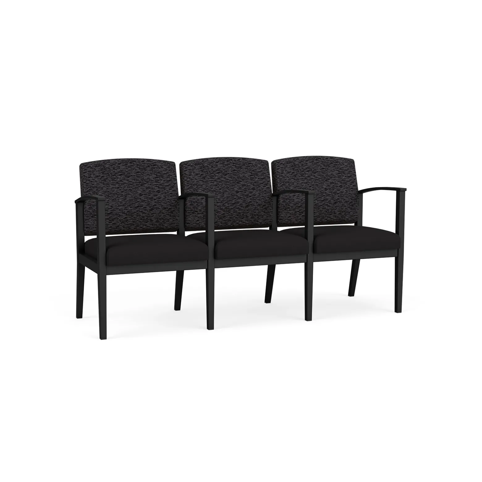 Mason Street Steel 3-Seater With Center Arms In Standard Upholstery