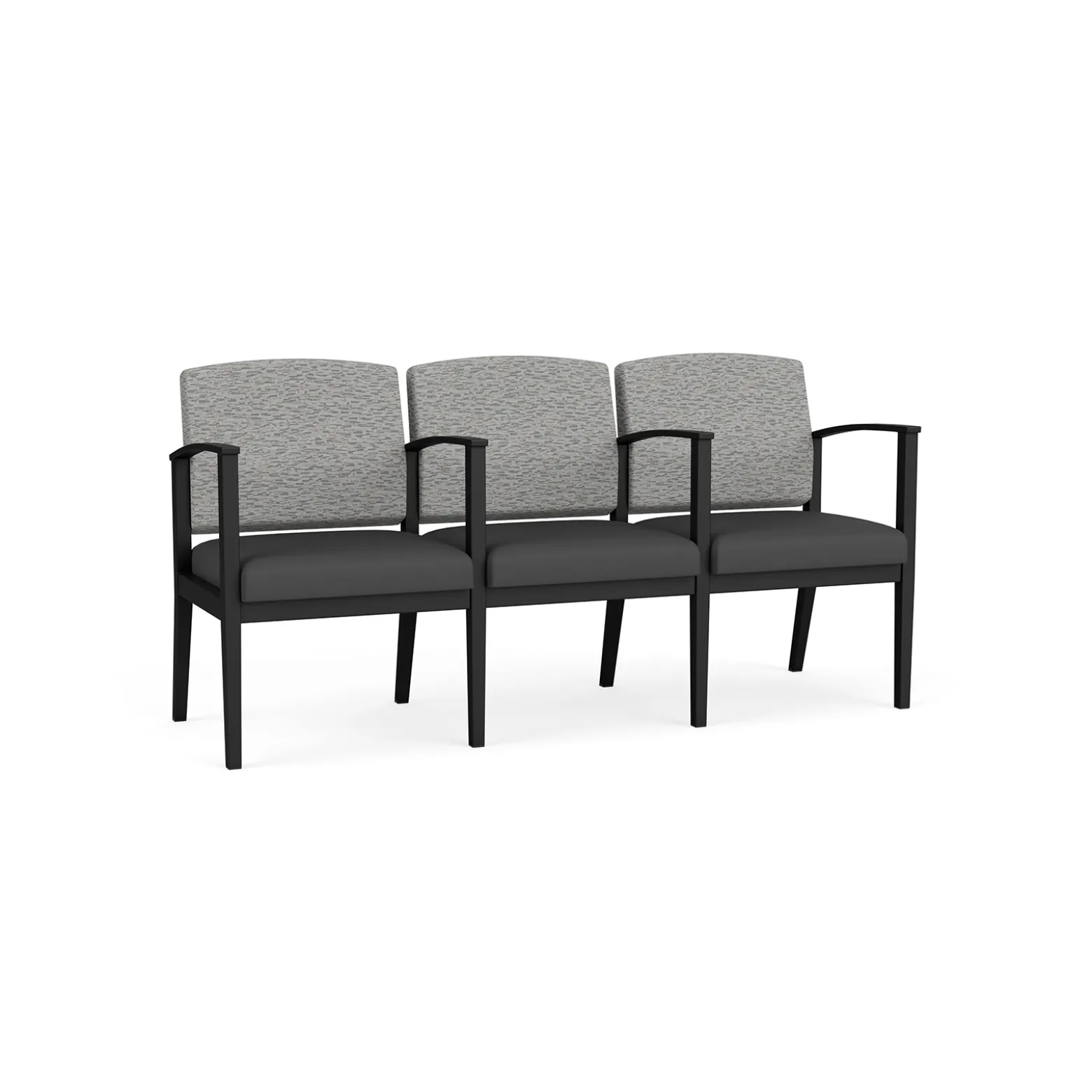 Mason Street Steel 3-Seater With Center Arms In Standard Upholstery