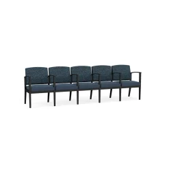 Mason Street Steel 5-Seater With Center Arms In Standard Upholstery