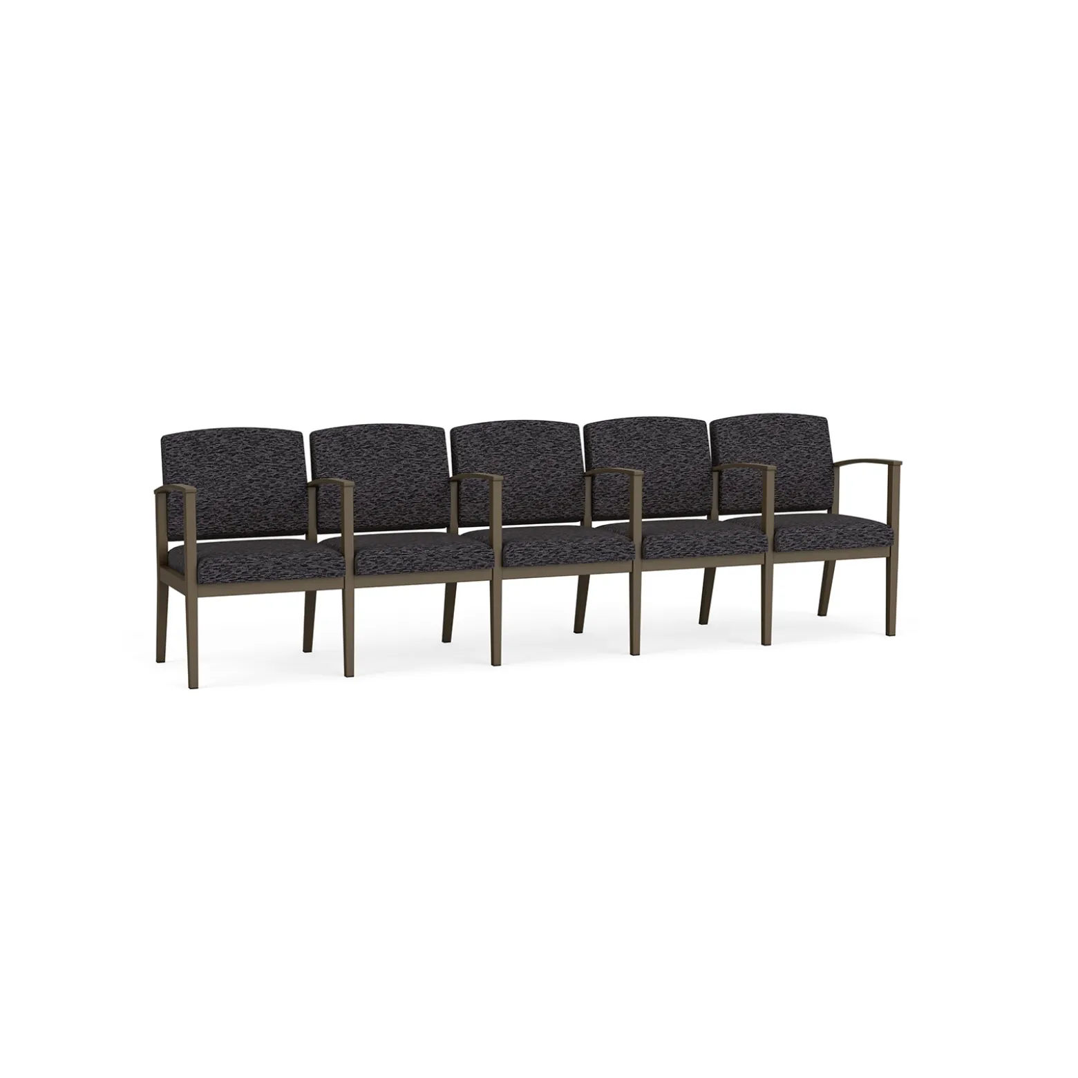 Mason Street Steel 5-Seater With Center Arms In Standard Upholstery
