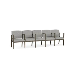 Mason Street Steel 5-Seater With Center Arms In Standard Upholstery