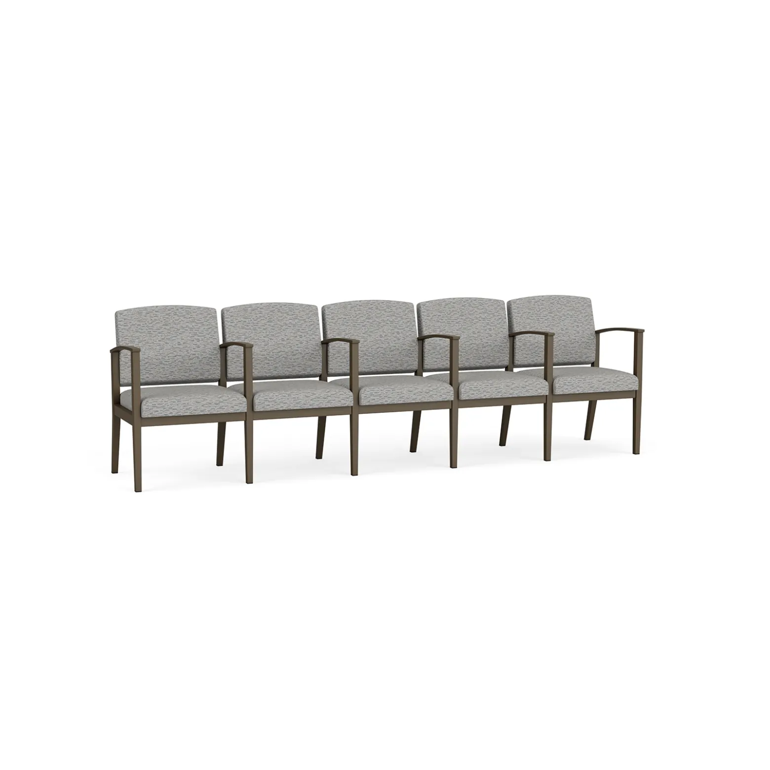 Mason Street Steel 5-Seater With Center Arms In Standard Upholstery