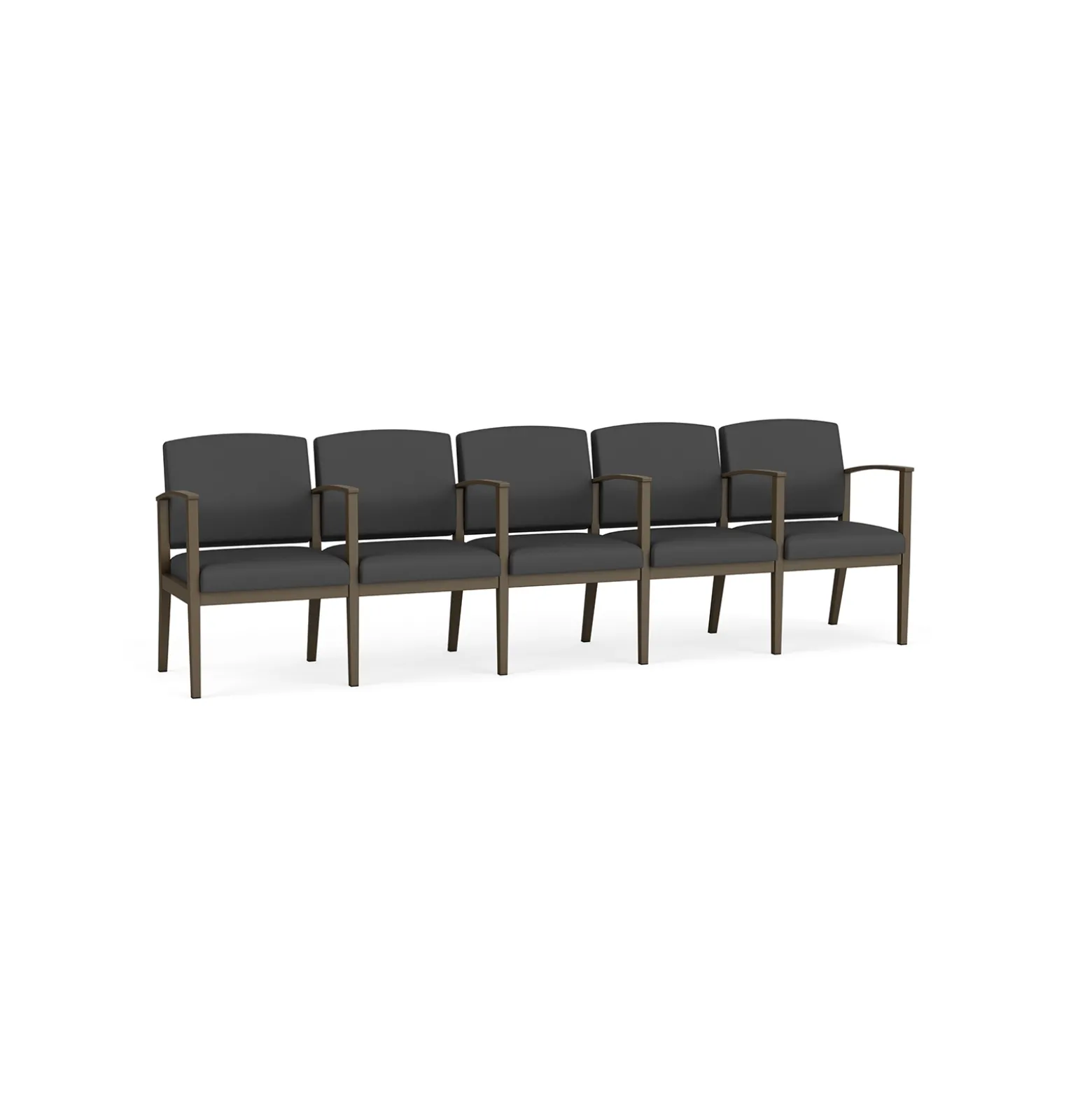 Mason Street Steel 5-Seater With Center Arms In Standard Upholstery
