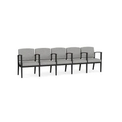 Mason Street Steel 5-Seater With Center Arms In Standard Upholstery