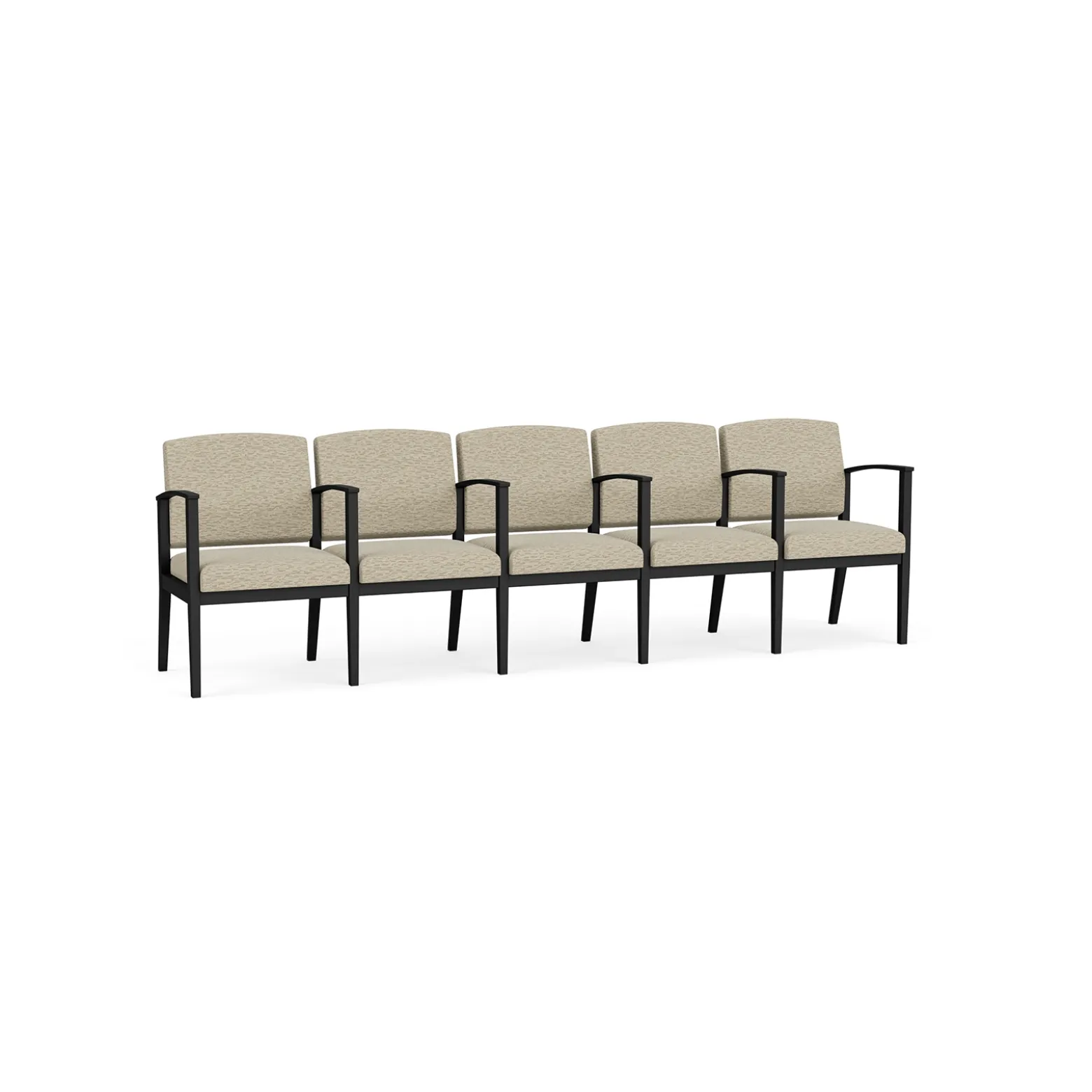 Mason Street Steel 5-Seater With Center Arms In Standard Upholstery