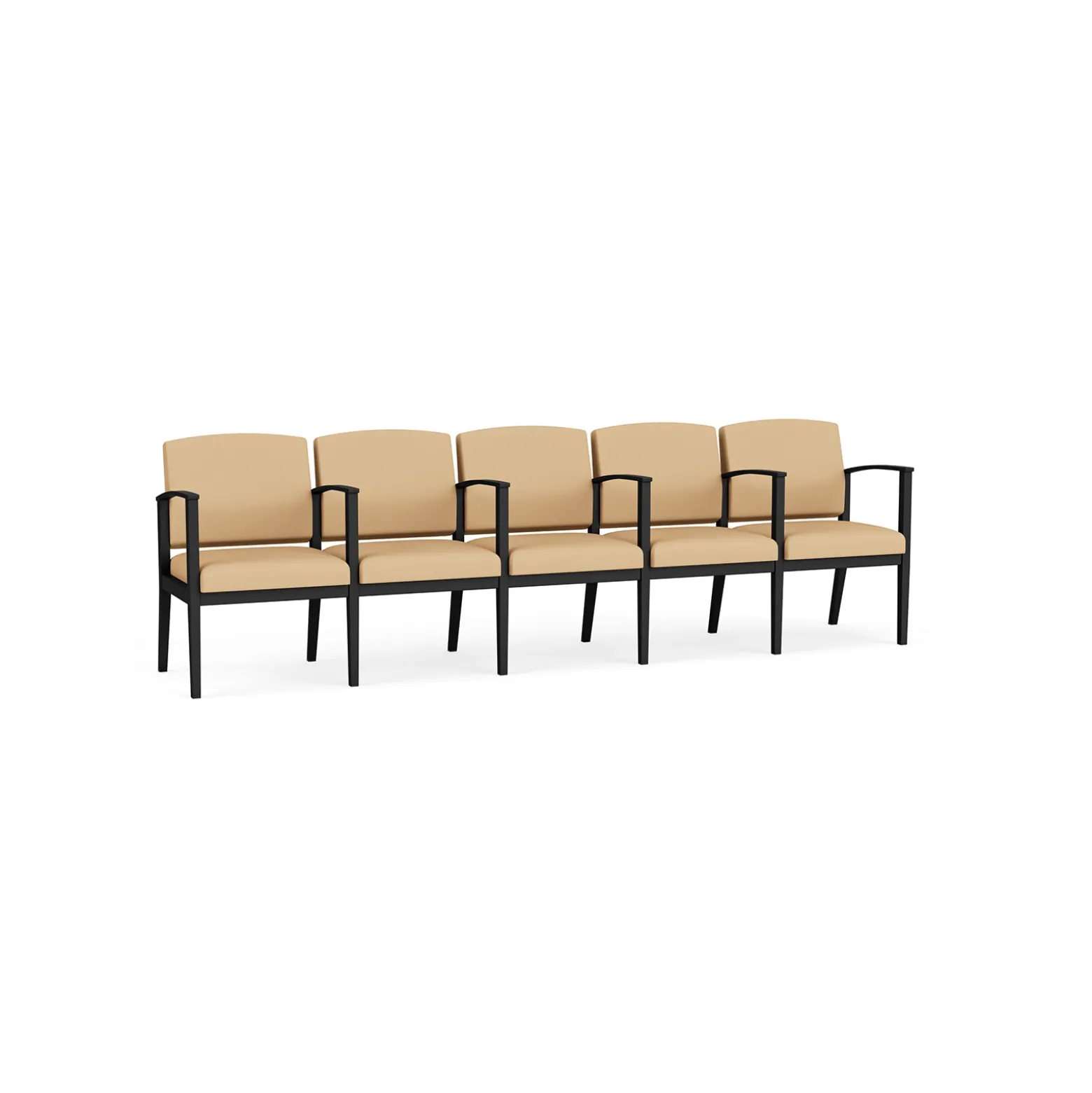Mason Street Steel 5-Seater With Center Arms In Standard Upholstery