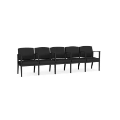 Mason Street Steel 5-Seater With Center Arms In Standard Upholstery