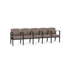 Mason Street Steel 5-Seater With Center Arms In Standard Upholstery