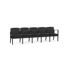 Mason Street Steel 5-Seater With Center Arms In Standard Upholstery