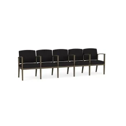 Mason Street Steel 5-Seater With Center Arms In Standard Upholstery