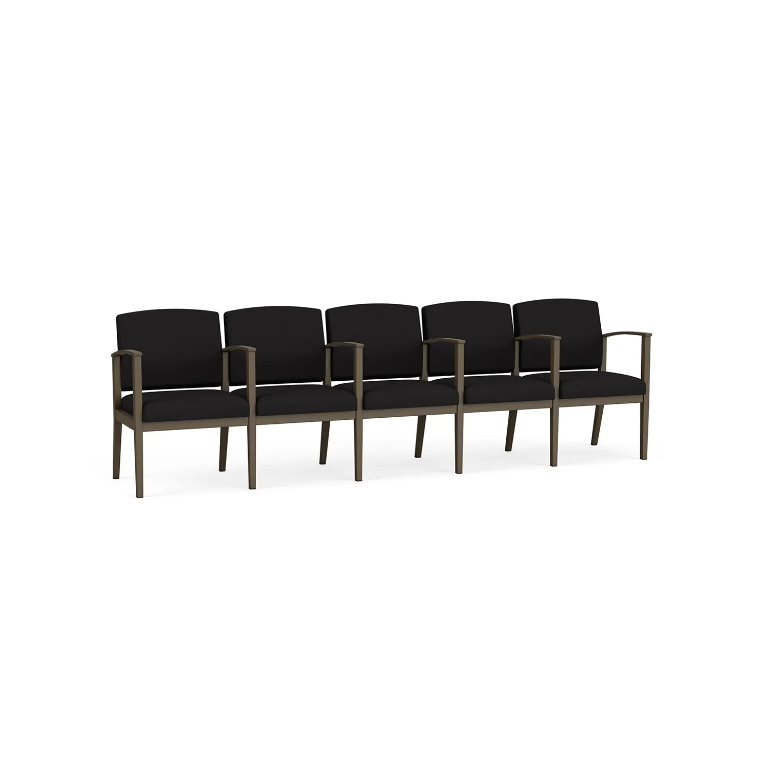 Mason Street Steel 5-Seater With Center Arms In Standard Upholstery