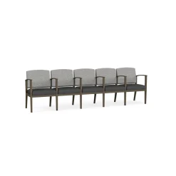 Mason Street Steel 5-Seater With Center Arms In Standard Upholstery