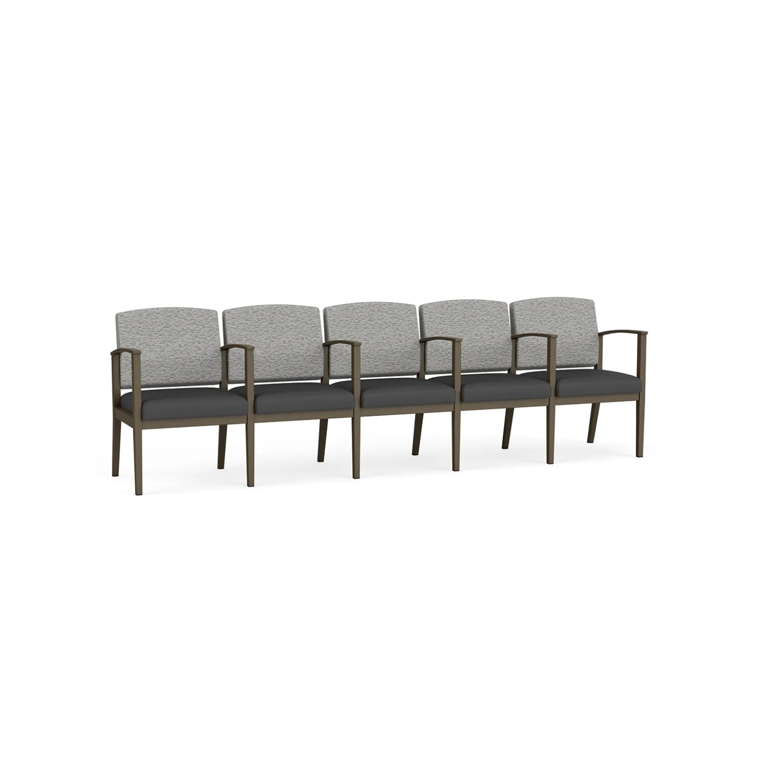 Mason Street Steel 5-Seater With Center Arms In Standard Upholstery