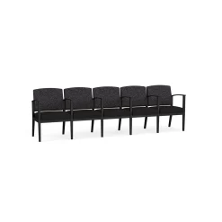 Mason Street Steel 5-Seater With Center Arms In Standard Upholstery