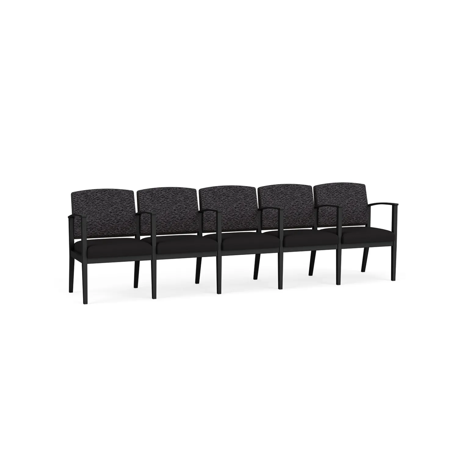 Mason Street Steel 5-Seater With Center Arms In Standard Upholstery