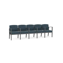 Mason Street Steel 5-Seater With Center Arms In Standard Upholstery