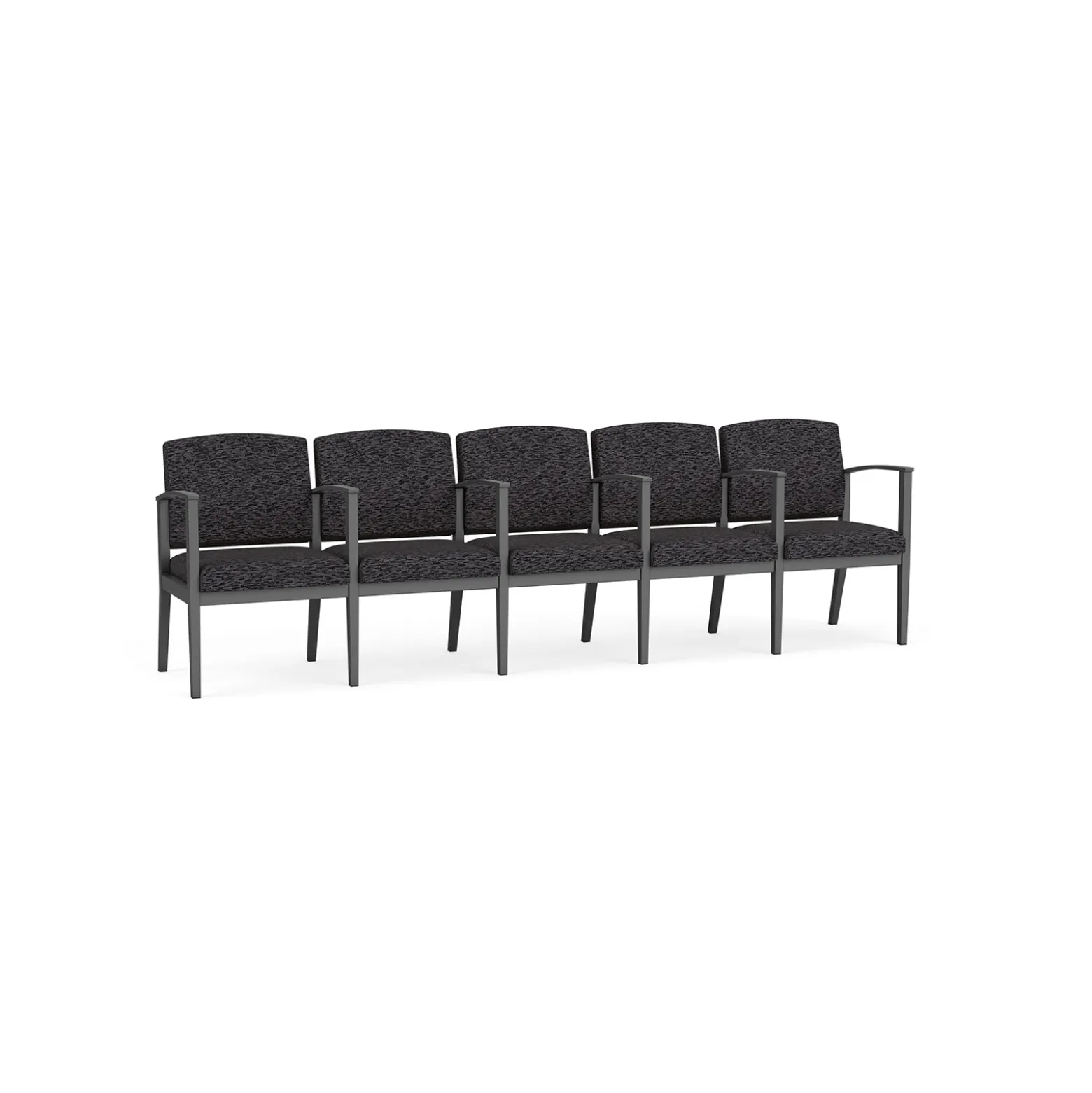 Mason Street Steel 5-Seater With Center Arms In Standard Upholstery