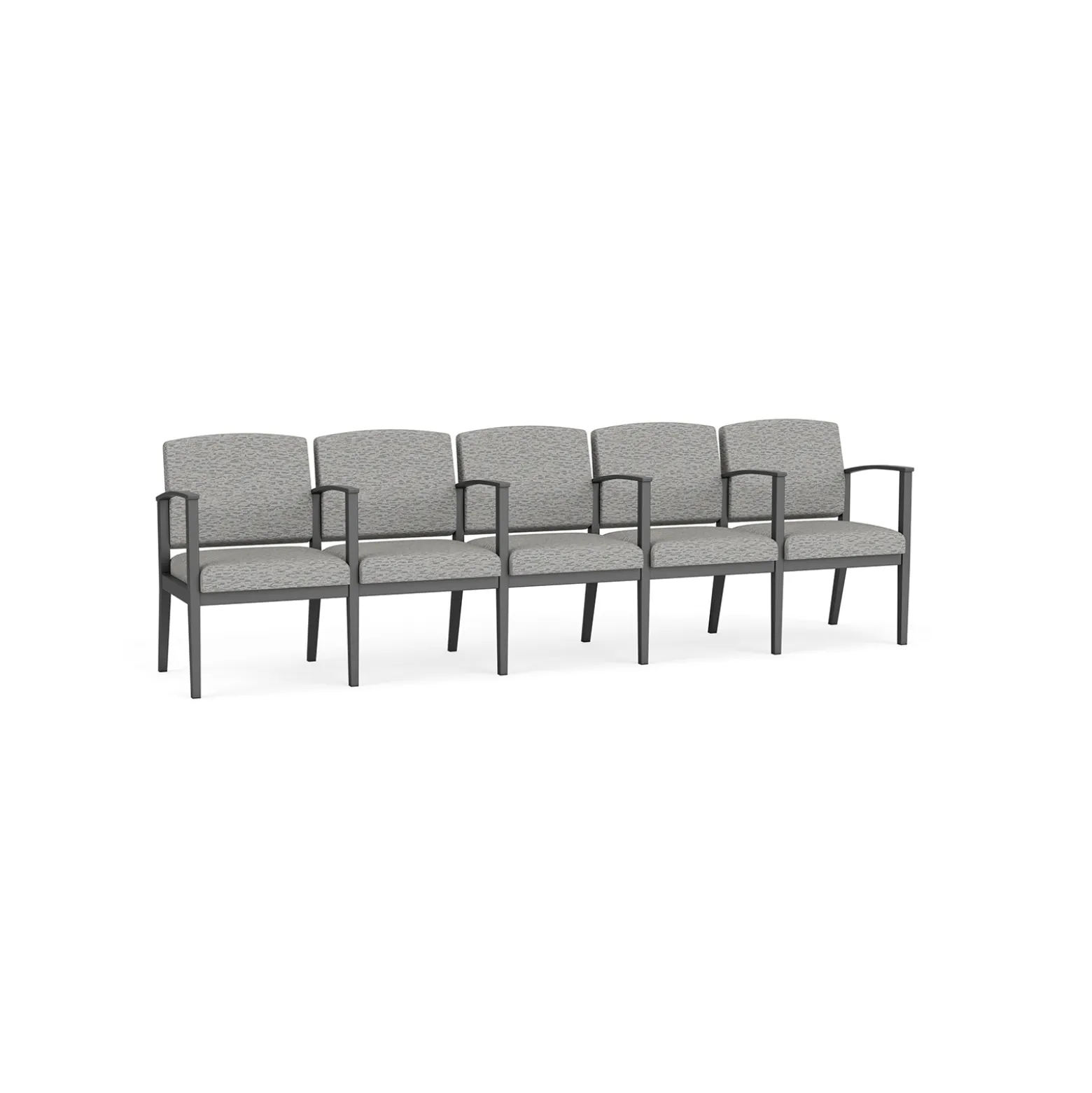 Mason Street Steel 5-Seater With Center Arms In Standard Upholstery
