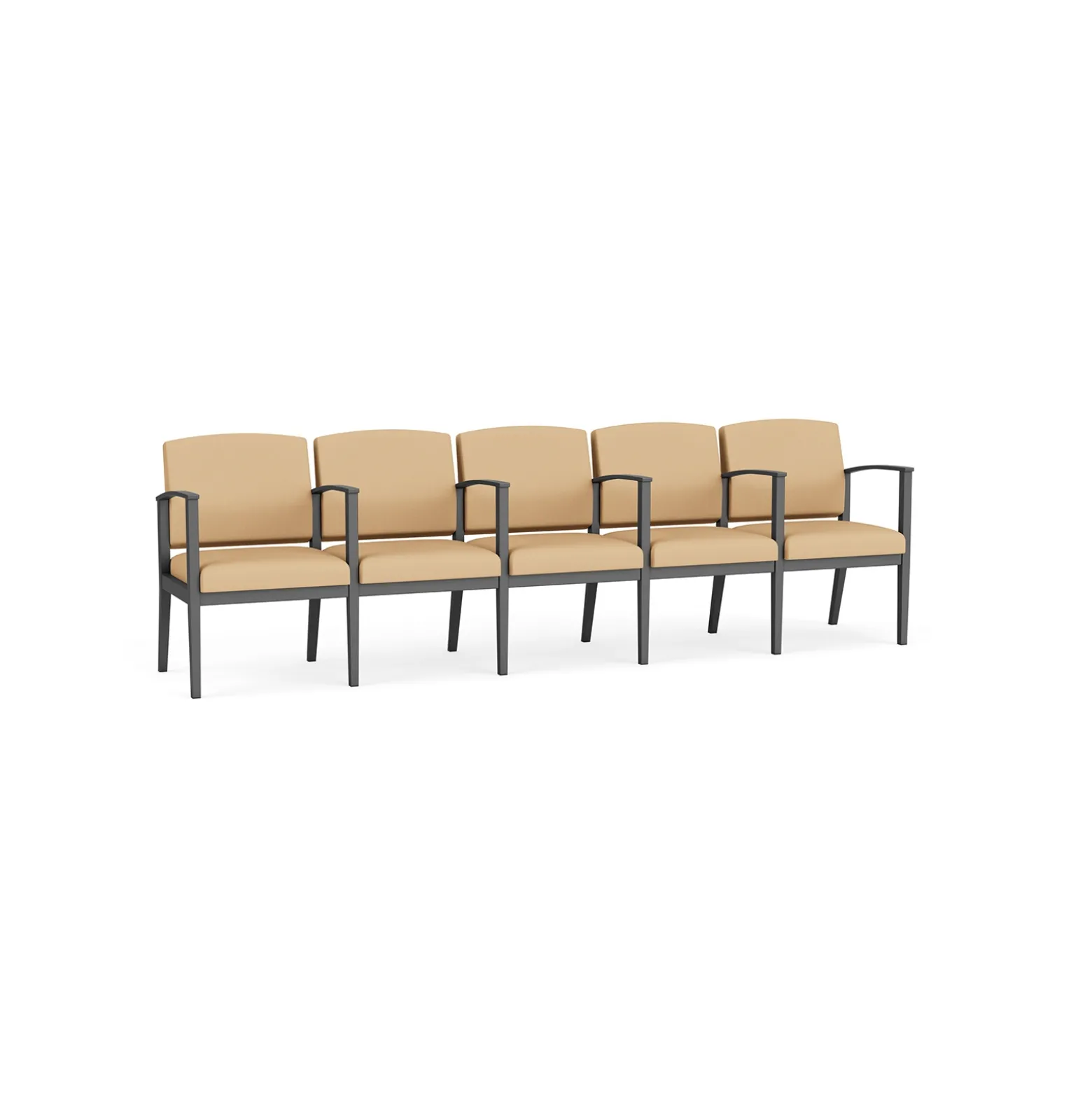Mason Street Steel 5-Seater With Center Arms In Standard Upholstery