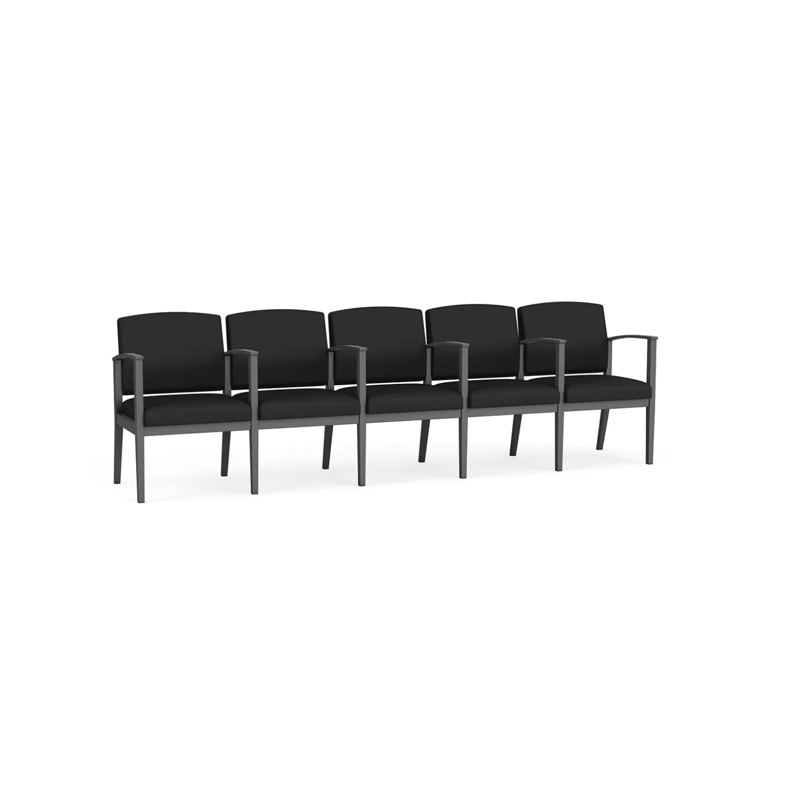 Mason Street Steel 5-Seater With Center Arms In Standard Upholstery