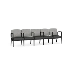 Mason Street Steel 5-Seater With Center Arms In Standard Upholstery