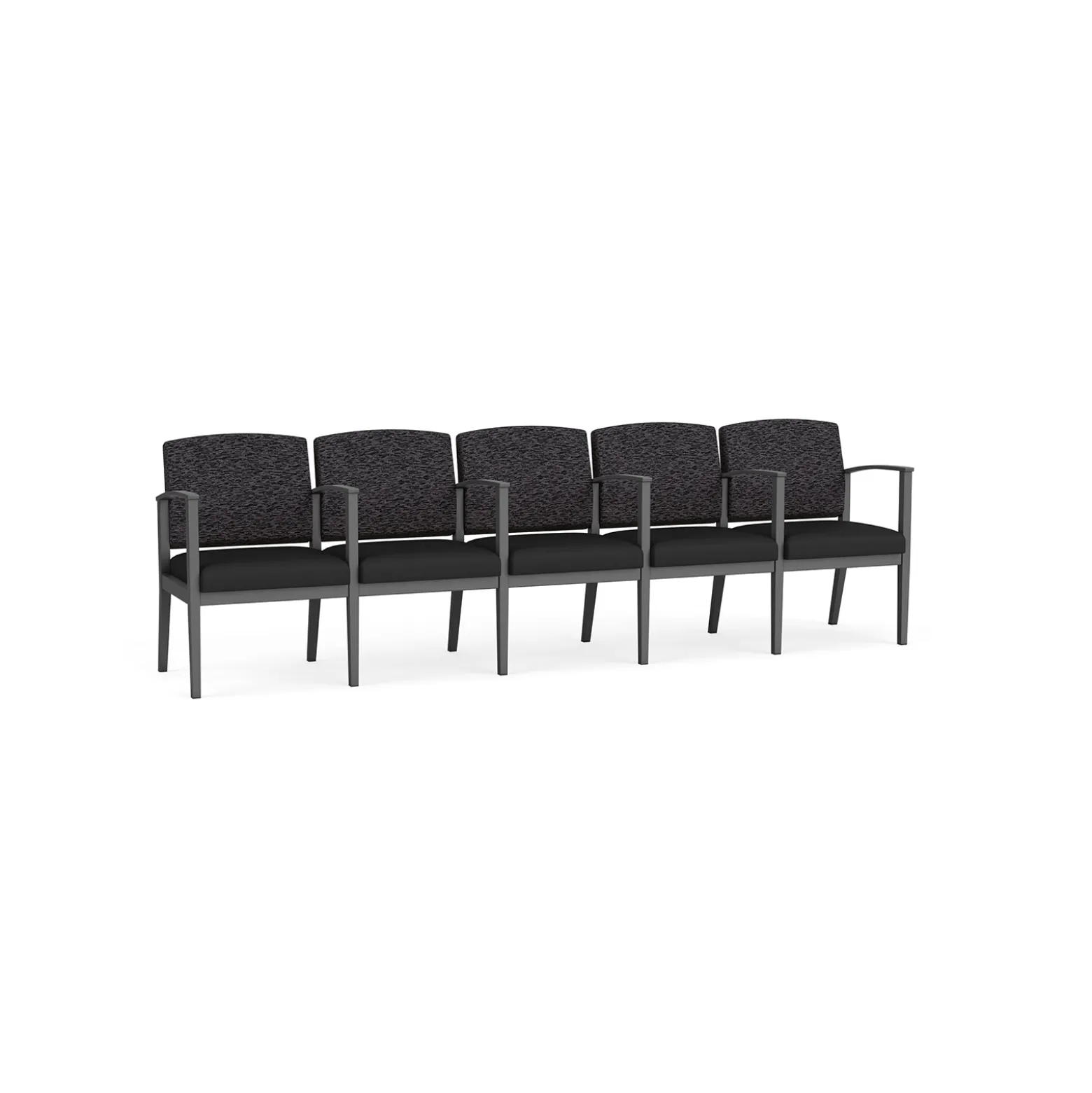 Mason Street Steel 5-Seater With Center Arms In Standard Upholstery
